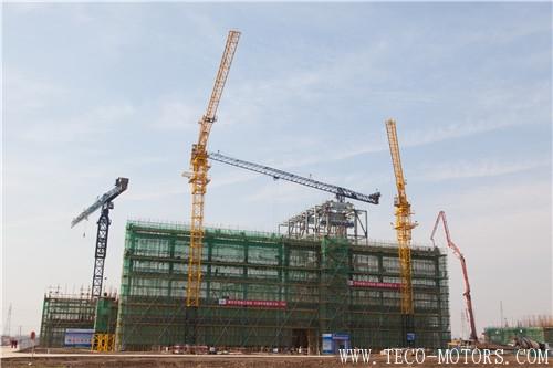 【電廠】江蘇華電如皋熱電聯產工程1號主廠房、2號主廠房A排結構相繼到頂
