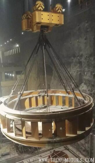 【電廠】烏東德水電站工程12臺機(jī)組座環(huán)全部吊裝完成 - TECO東元電機(jī) | 變頻器·伺服電機(jī)·減速機(jī)·電機(jī)解決方案