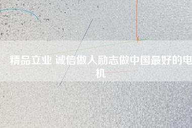 精品立業(yè) 誠信做人勵(lì)志做中國最好的電機(jī)
          