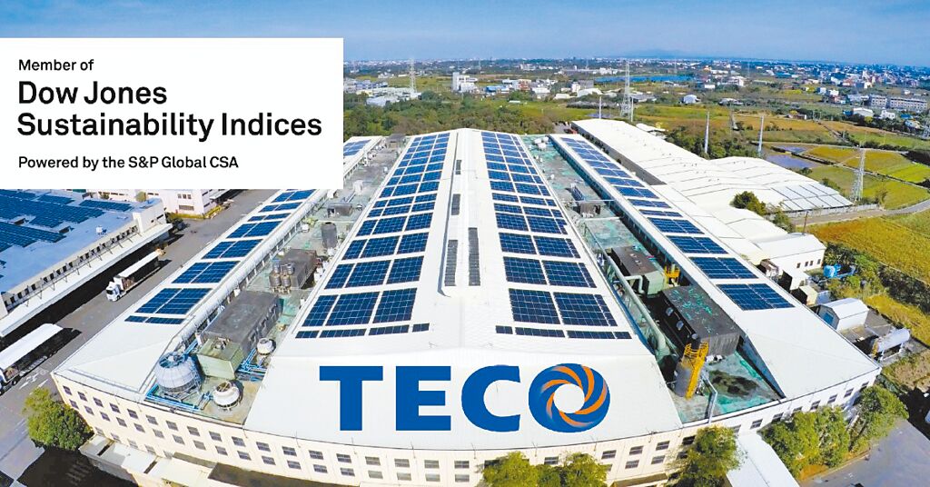 東元電機(jī)已連續(xù)三年入選DJSI道瓊永續(xù)指數(shù)新興市場(chǎng)類別，更三度列入國(guó)際永續(xù)評(píng)比機(jī)構(gòu)標(biāo)準(zhǔn)普爾（S&P Global）永續(xù)年鑒。圖／東元電機(jī)提供